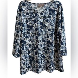 Chico’s Easywear Blouse, Size XL (Chico’s size 3), EUC